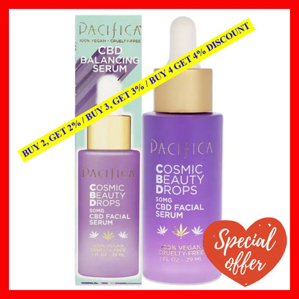 Cosmic Beauty Drops Cbd Balancing Serum By Pacifica For Unisex - 1 Oz