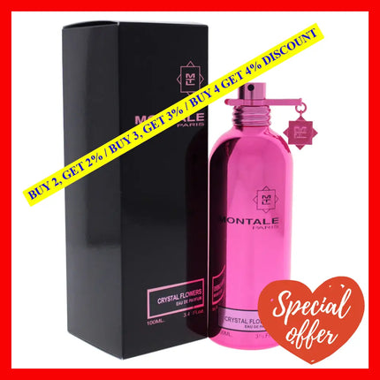 Crystal Flowers By Montale For Unisex - 3.4 Oz Edp Spray