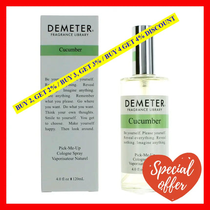 Cucumber By Demeter 4 Oz Cologne Spray For Women