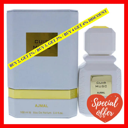 Cuir Musc By Ajmal For Unisex - 3.4 Oz Edp Spray