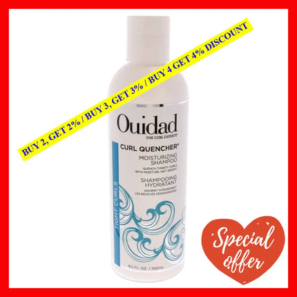 Curl Quencher Moisturizing Shampoo By Ouidad For Unisex - 8.5 Oz