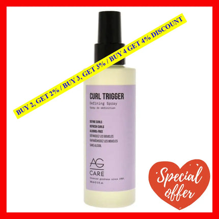 Curl Trigger Defining Spray By Ag Hair Cosmetics For Unisex - 5 Oz