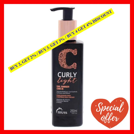 Curly Light Leave-In Cream By Truss For Unisex - 8.45 Oz