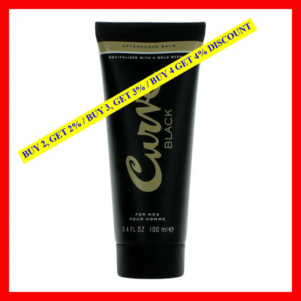 Curve Black By Liz Claiborne 3.4 Oz Aftershave Balm For Men