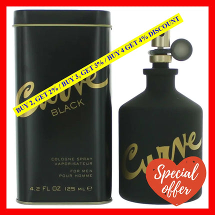 Curve Black By Liz Claiborne 4.2 Oz Cologne Spray For Men