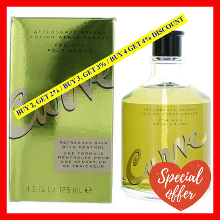 Curve By Liz Claiborne 4.2 Oz After Shave Splash For Men