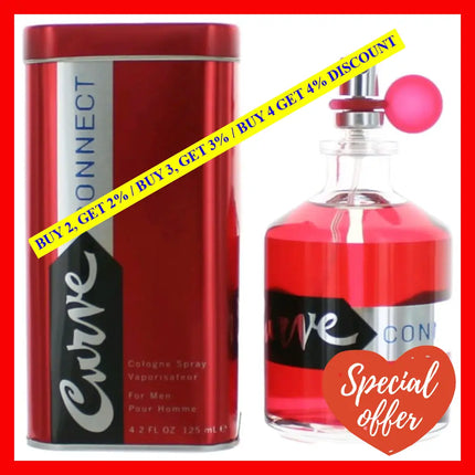 Curve Connect By Liz Claiborne 4.2 Oz Cologne Spray For Men