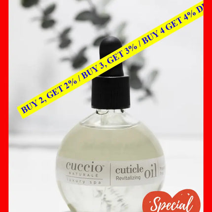 Cuticle Revitalizing Oil - Fragrance-Free By Cuccio Naturale For Unisex 2.5 Oz