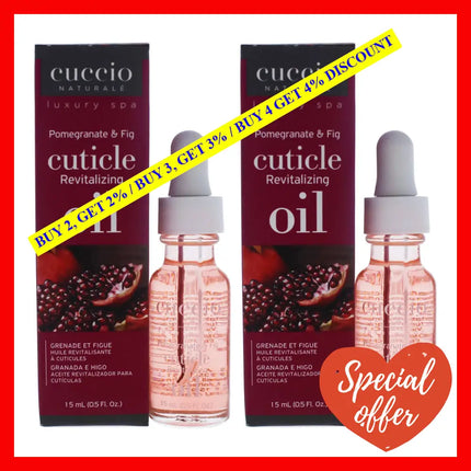 Cuticle Revitalizing Oil - Pomegranate And Fig Manicure By Cuccio Naturale For Unisex 0.5 Oz Pack