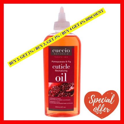 Cuticle Revitalizing Oil - Pomegranate And Fig Manicure By Cuccio Naturale For Unisex 8 Oz