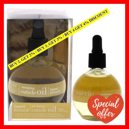 Cuticle Revitalizing Oil - Sweet Almond By Cuccio Naturale For Unisex 2.5 Oz