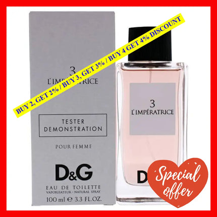 D And G Limperatrice 3 By Dolce Gabbana For Unisex - 3.3 Oz Edt Spray (Tester)