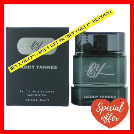 Daddy Yankee By 3.4 Oz Eau De Toilette Spray For Men