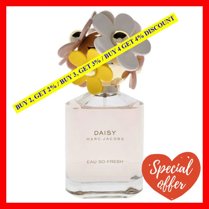 Daisy Eau So Fresh By Marc Jacobs For Women - 2.5 Oz Edt Spray