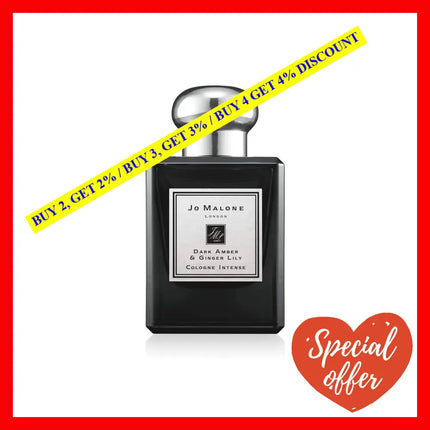 Dark Amber And Ginger Lily Intense By Jo Malone For Unisex - 1.7 Oz Cologne Spray