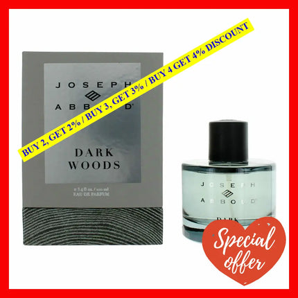 Dark Woods By Joseph Abboud 3.4 Oz Eau De Parfum Spray For Men