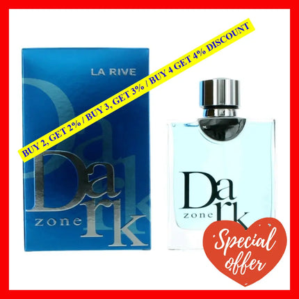 Dark Zone By La Rive 3 Oz Eau De Toilette Spray For Men