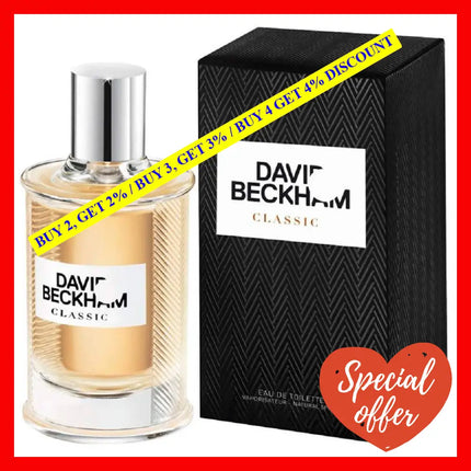 David Beckham Classic By For Men - 3 Oz Edt Spray