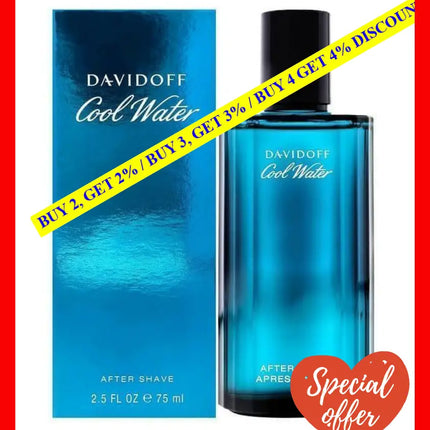 Davidoff Coolwater After Shave For Men 75Ml - 3414202000626