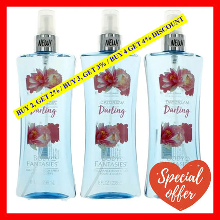 Daydream Darling By Body Fantasies 3 Pack 8 Oz Fragrance Spray For Women