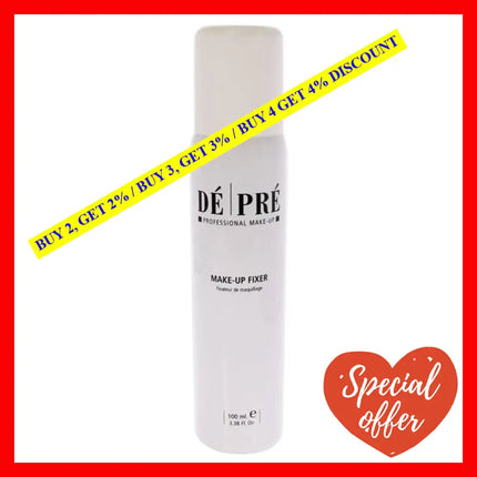 De And Pre Make-Up Fixer By Make-Up Studio For Women - 3.38 Oz Spray