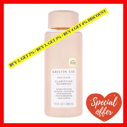 Deep Clean Clarifying Shampoo By Kristin Ess For Unisex - 10 Oz