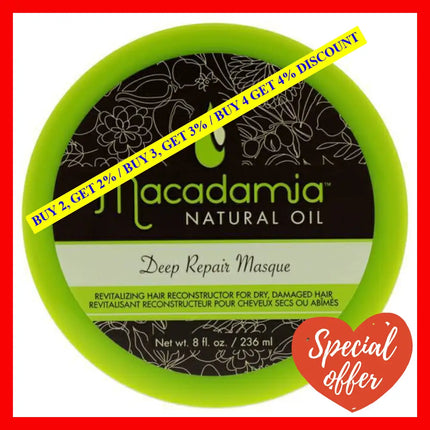 Deep Repair Masque By Macadamia Oil For Unisex - 8 Oz