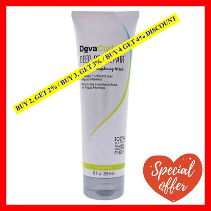 Deep Sea Repair Seaweed Strengthening Mask By Devacurl For Unisex - 8 Oz