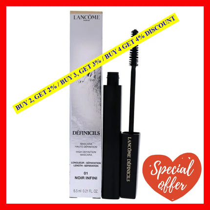 Definicils High Definition Mascara - 01 Noir Infini By Lancome For Unisex 0.23 Oz