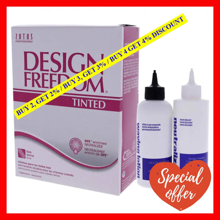 Design Freedom Tinted Alkaline Permanent By Zotos For Unisex - 1 Application Treatment