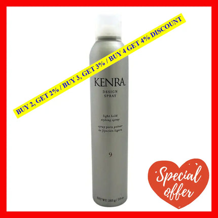 Desing Spray - 9 Light Hold Styling By Kenra For Unisex 10 Oz Hairspray