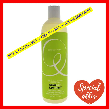 Devacurl Low-Poo Daily Cleanser By For Unisex - 12 Oz