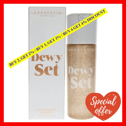 Dewy Set Setting Spray By Anastasia Beverly Hills For Women - 3.4 Oz