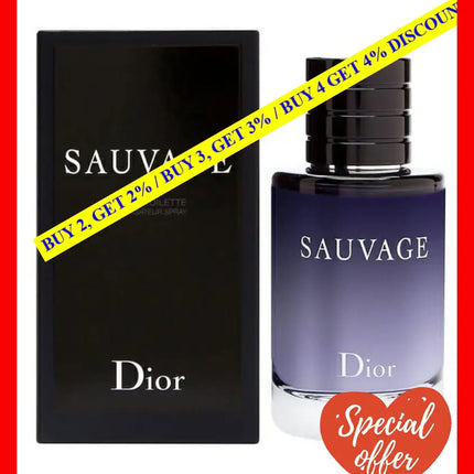 Dior Sauvage Edt 100Ml 3.4Oz - 3348901250146