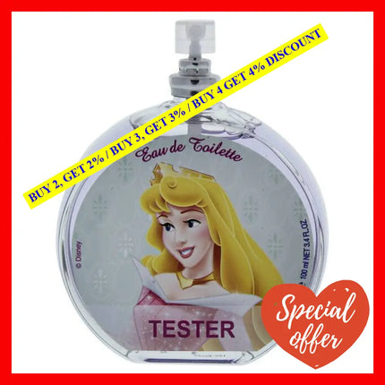 Disney Princess Aurora By For Kids - 3.4 Oz Edt Spray (Tester)