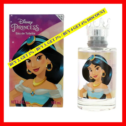 Disney Princess Jasmine 3.4 Eau De Toilette Spray