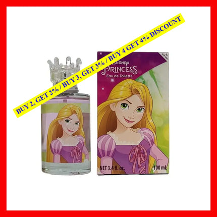 Disney Princess Rapunzel 3.4 Eau De Toilette Spray