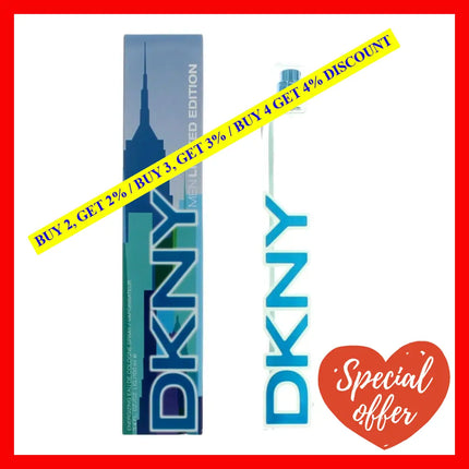 Dkny Energizing Limited Edition By Donna Karan 3.4 Oz Eau De Cologne Spray For Men