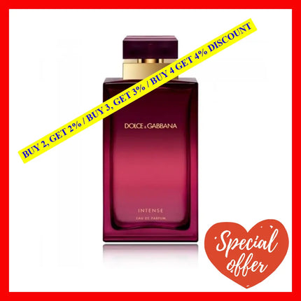 Dolce And Gabbana Pour Femme Intense By For Women - 3.3 Oz Edp Spray