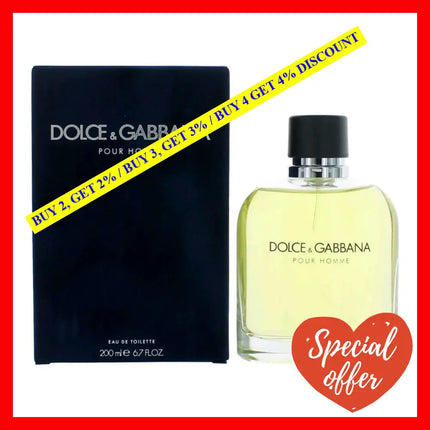 Dolce & Gabbana By 6.7 Oz Eau De Toilette Spray For Men