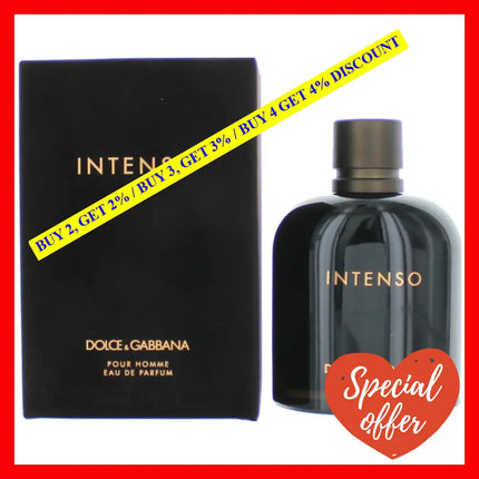 Dolce & Gabbana Pour Homme Intenso By 6.7 Oz Eau De Parfum Spray For Men