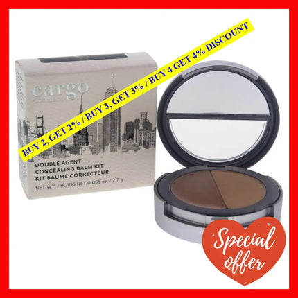 Double Agent Concealing Balm Kit - # 6W Deep By Cargo For Women 0.095 Oz Concealer