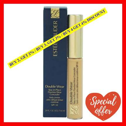 Double Wear Stay-In-Place Flawless Concealer Spf 10 - #08 Warm Light Medium By Estee Lauder For