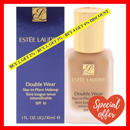 Double Wear Stay-In Place Makeup Spf 10 - 3N2 Wheat By Estee Lauder For Women 1 Oz