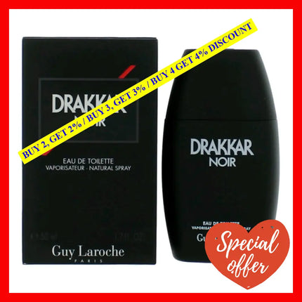 Drakkar Noir By Guy Laroche 1.7 Oz Eau De Toilette Spray For Men