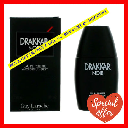 Drakkar Noir By Guy Laroche 1 Oz Eau De Toilette Spray For Men