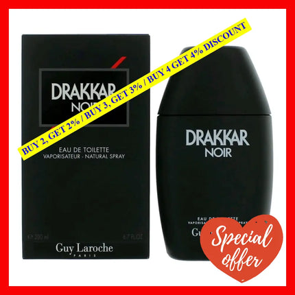 Drakkar Noir By Guy Laroche 6.7 Oz Eau De Toilette Spray For Men