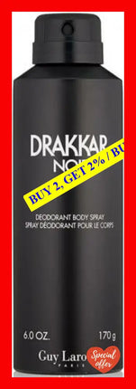 Drakkar Noir Perfume 6 Oz Deodorant Body Sp