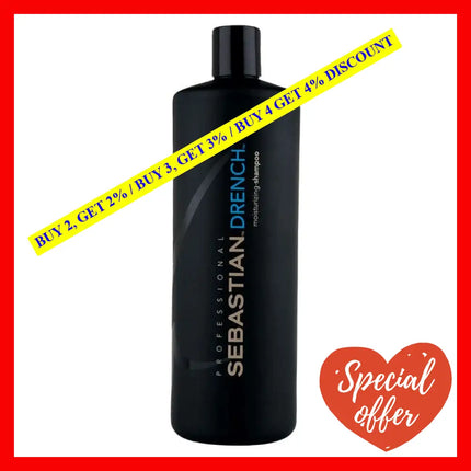 Drench Moisturizing Shampoo By Sebastian For Unisex - 33.8 Oz