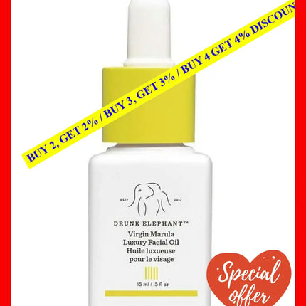 Drunk Elephant’s Virgin Marula Luxury Facial Oil 15Ml - 856556004821